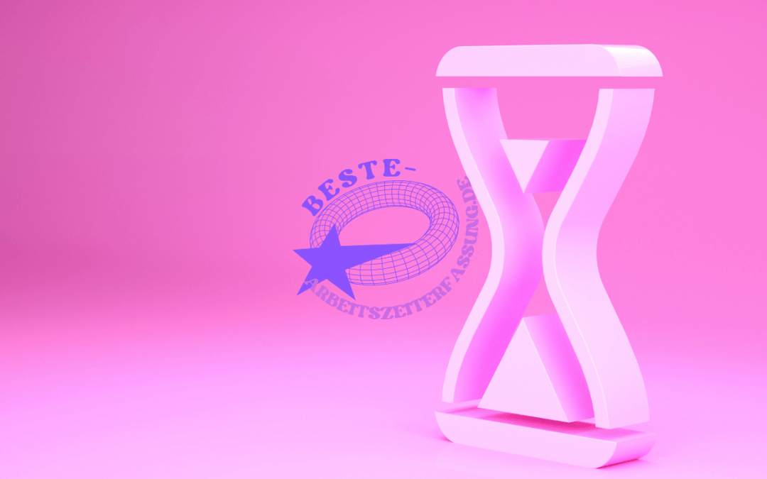 Moderne Zeiterfassungssysteme im Einsatz, symbolisiert durch eine Grafik mit verschiedenen Geräten und Uhren, die die fortschrittliche Technologie und Vielfalt der Lösungen für Unternehmen darstellt